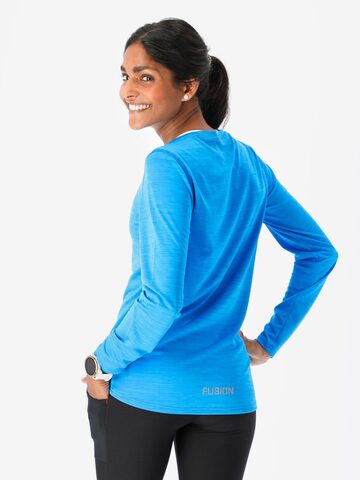 FUSION C3 T-shirt m. lange ærmer-Azur
