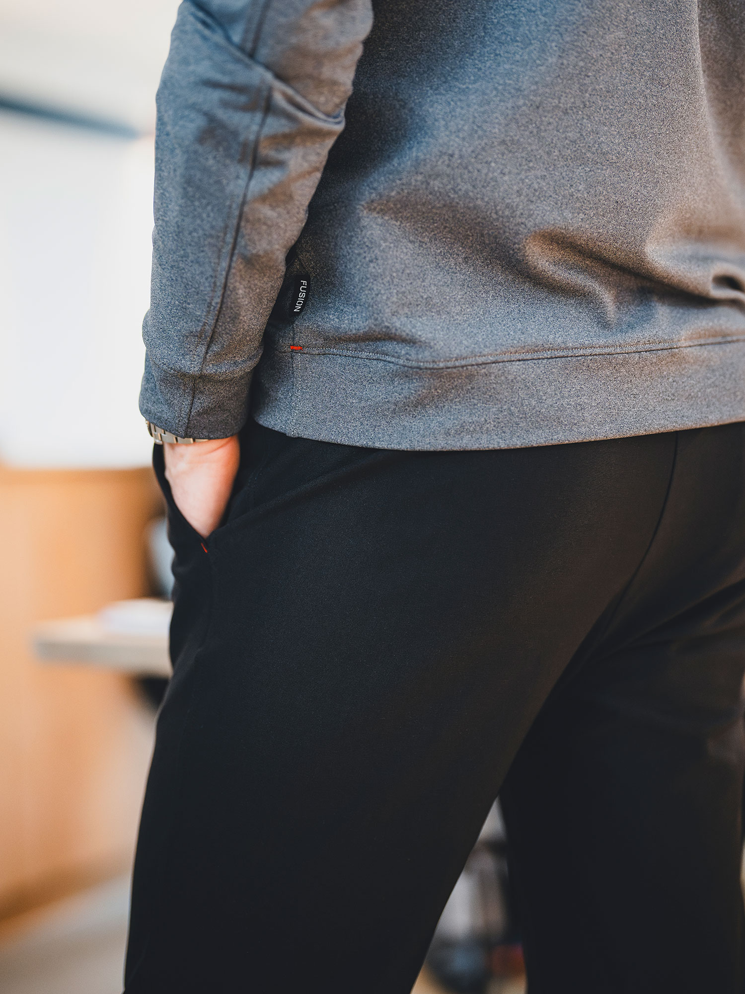 FUSION Urban Pants, Herre-Sort