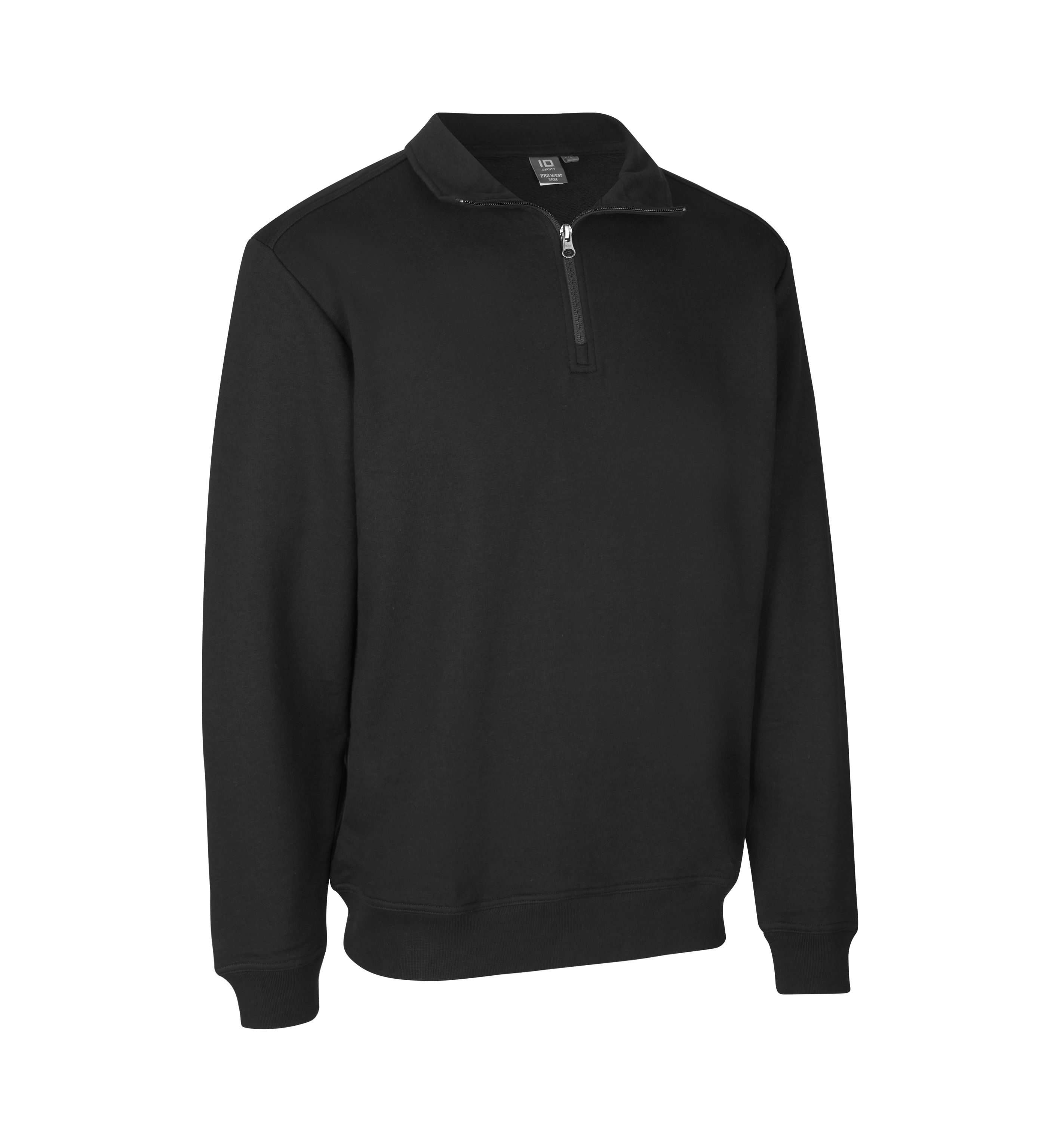 ID PRO Wear CARE sweat ¼ zip, Herre-Sort
