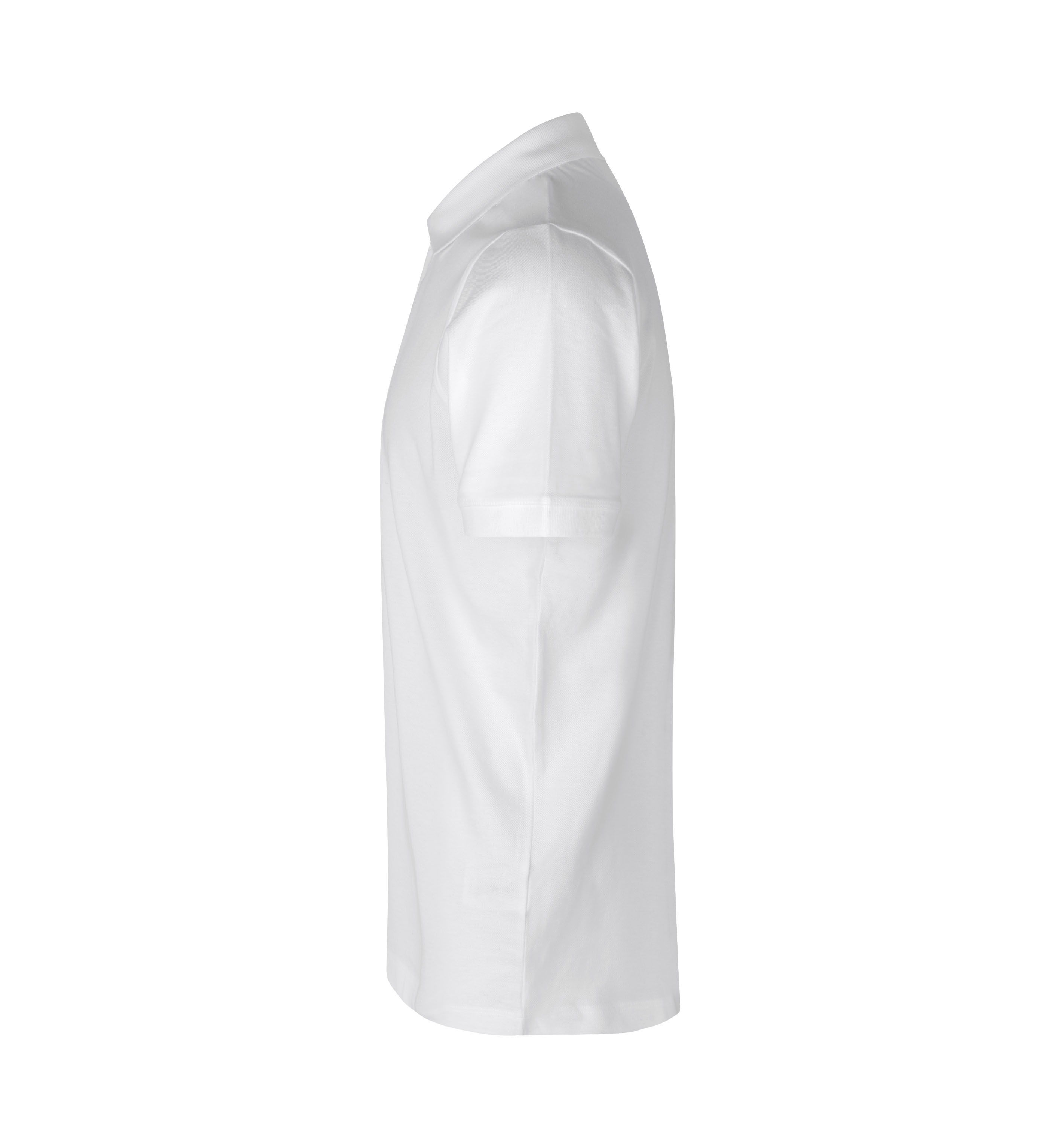 ID Økologisk poloshirt, herre-Hvid