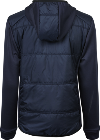 TEE JAYS Hybrid-stretch Hooded Jakke, dame-Navy