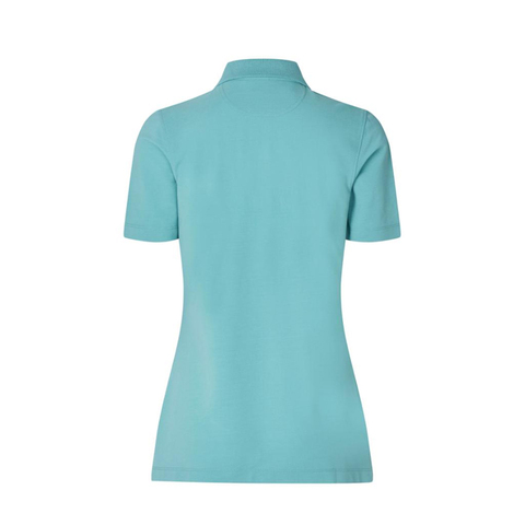 Ease poloshirt | Lyocell | dame-Støvet Aqua