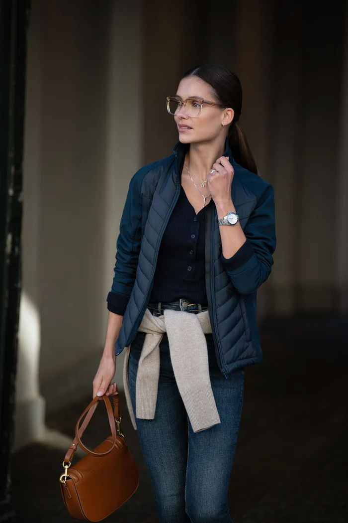 NIMBUS Bloomsdale Hybrid Jakke, Dame - rPet-Navy