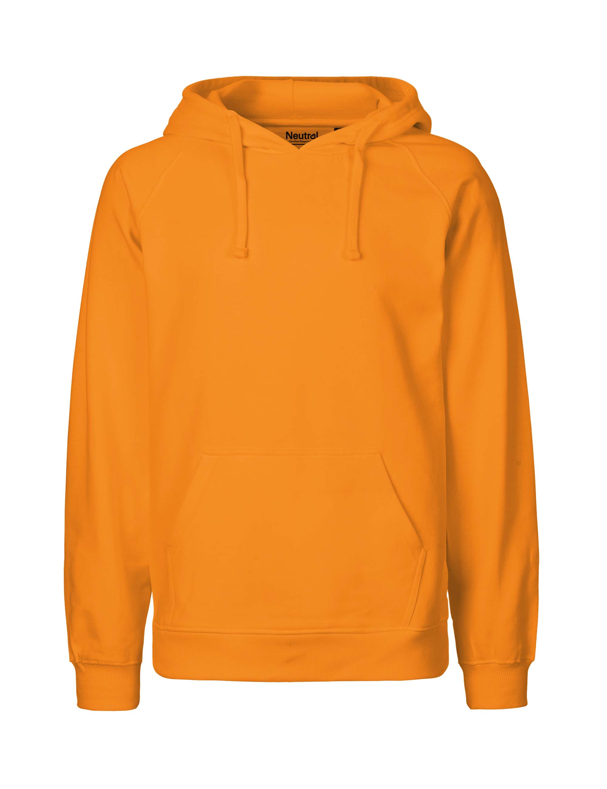 NEUTRAL Hoodie, 100% Økologisk Fairtrade Bomuld-Lys Orange