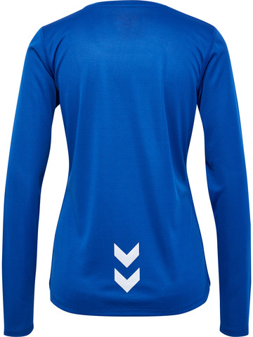 HUMMEL Langærmet T-shirt, dame - 100% rPet-Blå