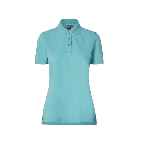 Ease poloshirt | Lyocell | dame-Støvet Aqua
