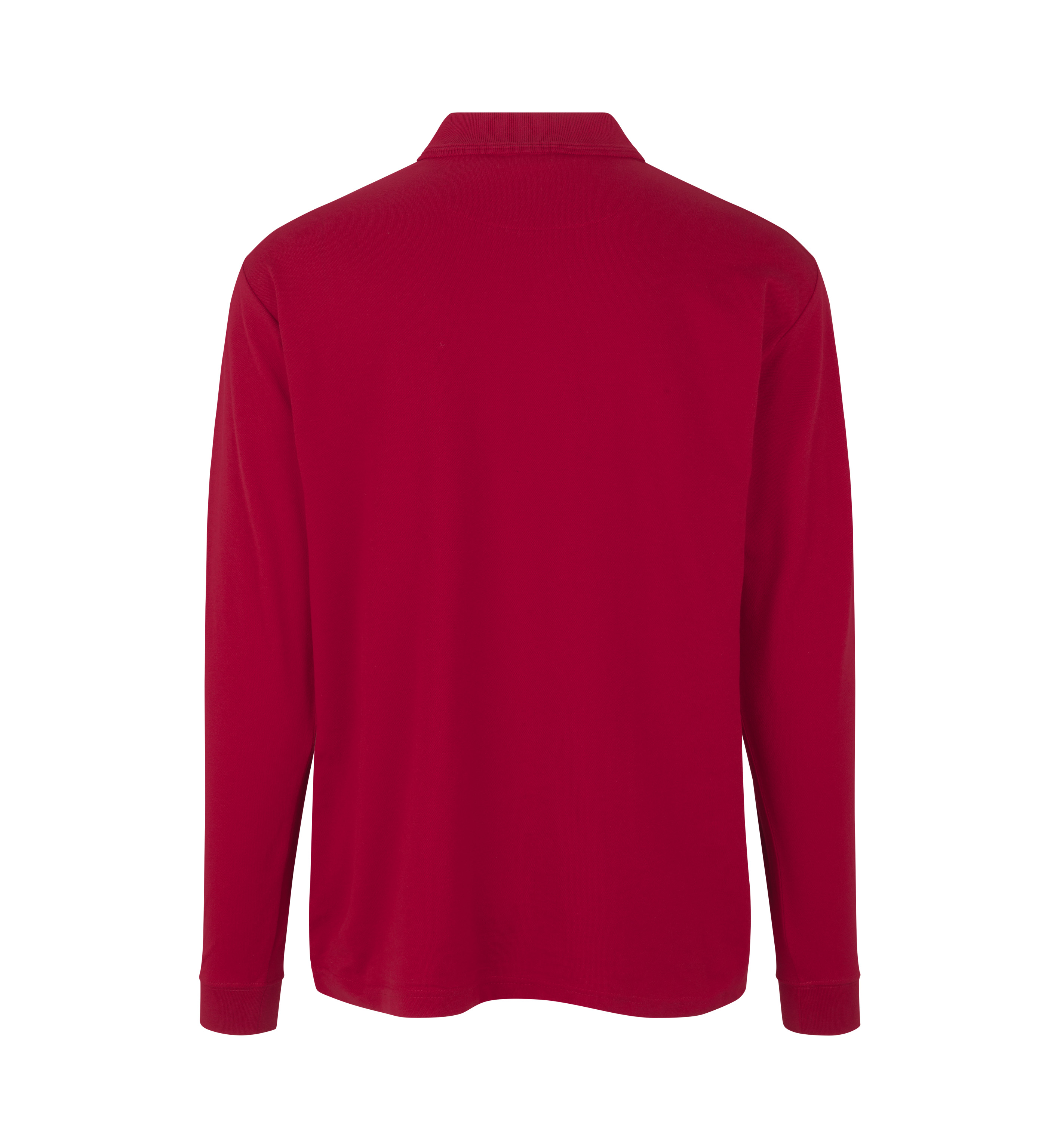 ID PRO Wear polo med trykknap-Rød