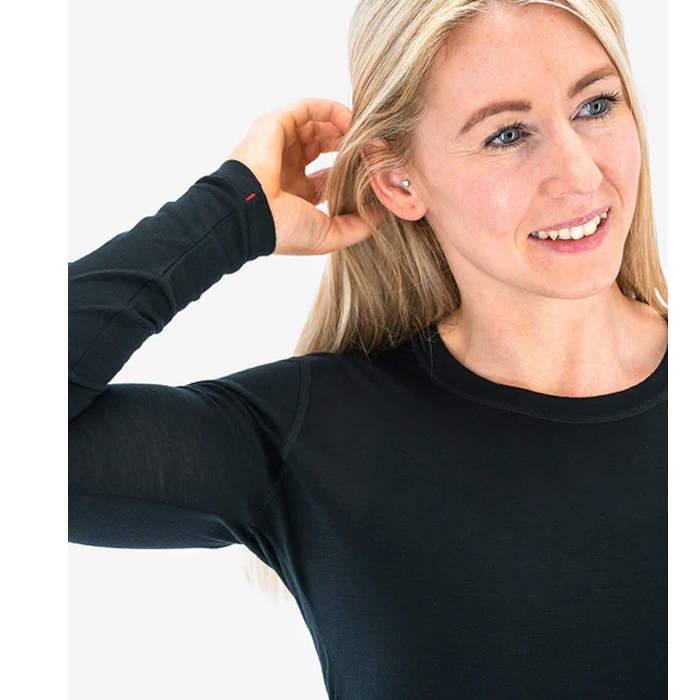 FUSION, Womens Merino 150 LS-Sort