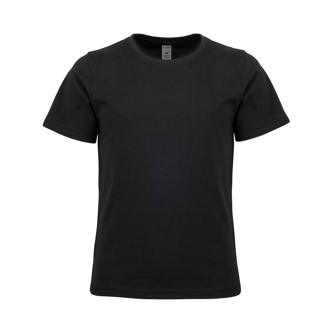 CLIQUE Classic OC-T Børn - Øko Bomuld-Sort