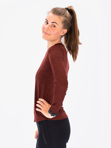 FUSION C3 T-shirt m. lange ærmer-Brun