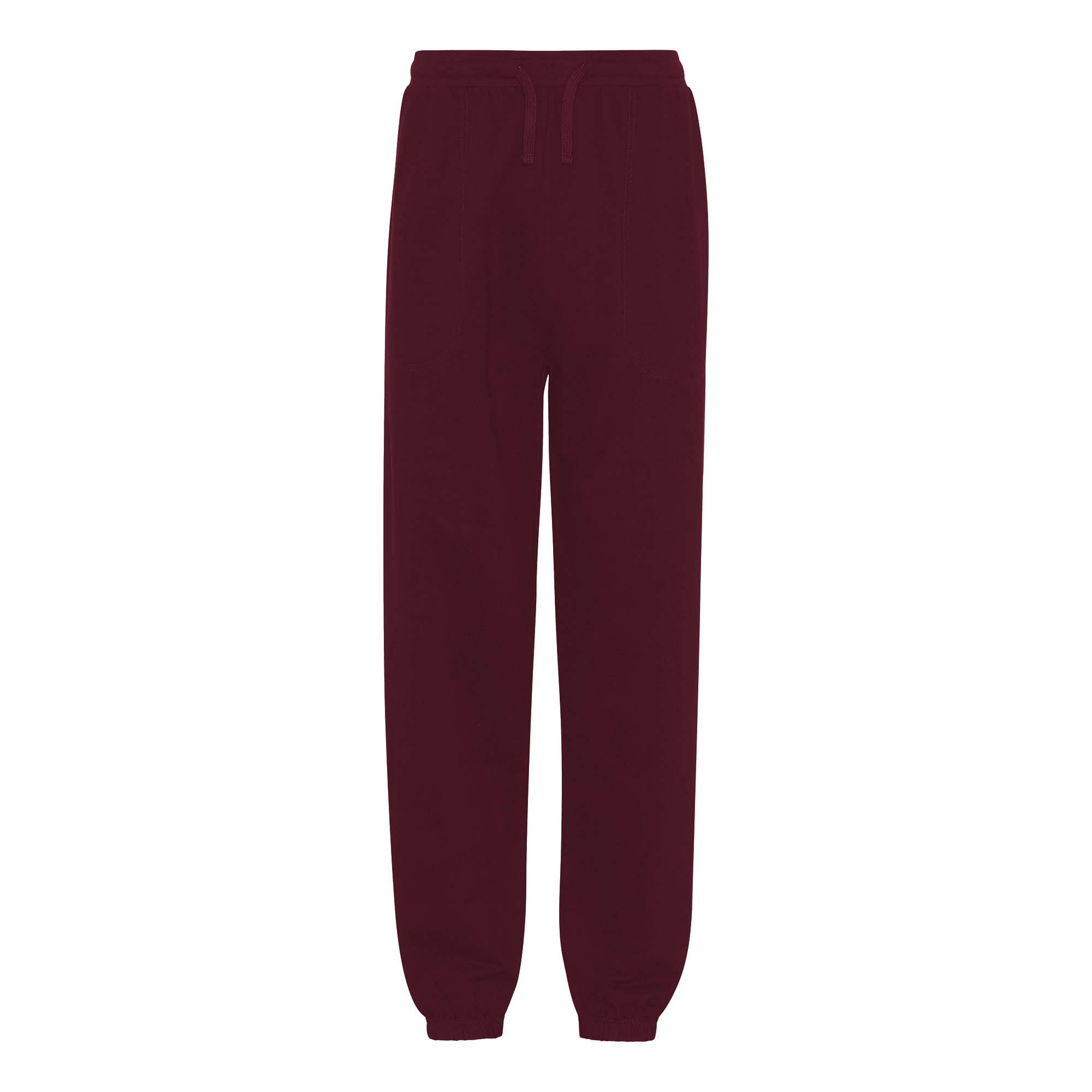 NEUTRAL Unisex Sweatbukser, Økologisk Fairtrade Bomuld-Bordeaux Rød