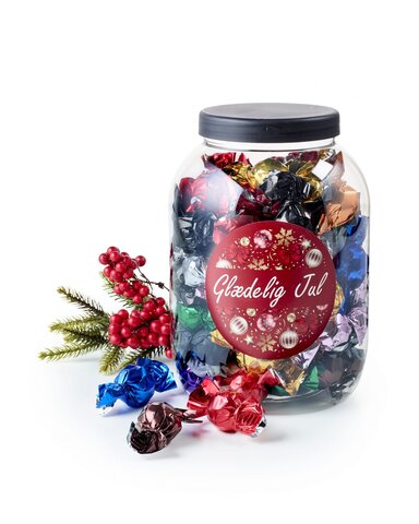 3000 ml Bøtte , 1100 g Mixede Chokoladekugler