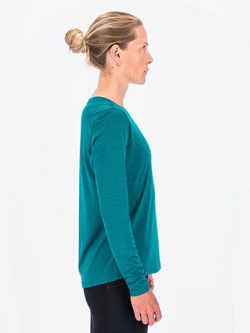 FUSION C3 T-shirt m. lange ærmer-Turkis