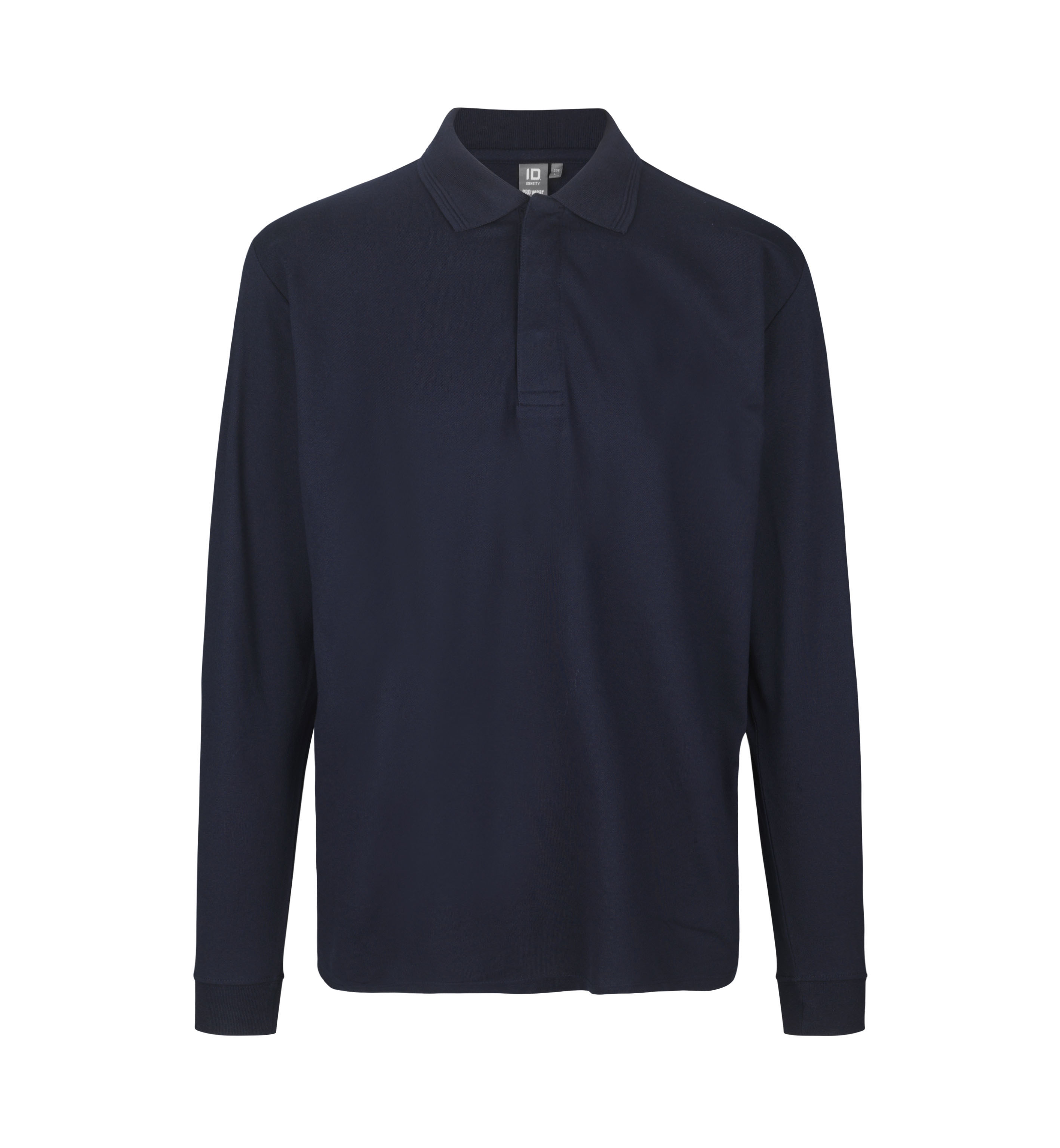 ID PRO Wear polo med trykknap-Navy