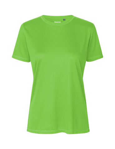 NEUTRAL Performance Dame T-shirt, 100% Genanvendt Polyester-Lime