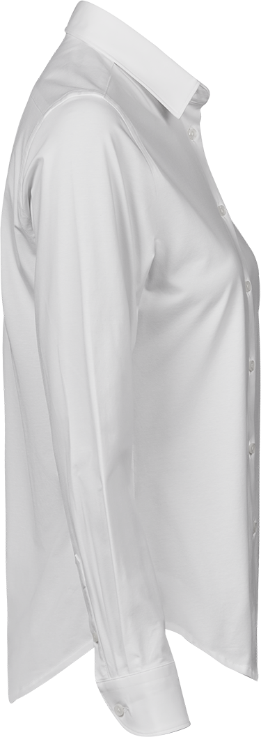 TEE JAYS Active Stretch Skjorte, Dame-Hvid