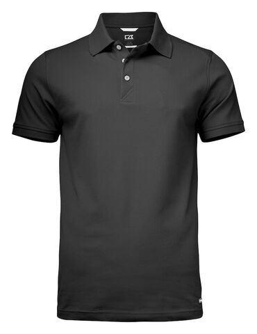 CUTTER & BUCK Advantage Polo, Herre-Sort
