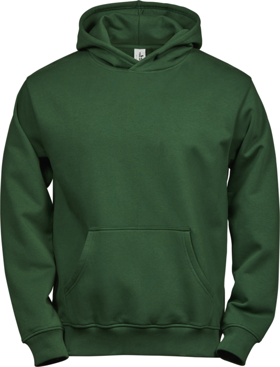 TEE JAYS Junior Power Hoodie, Økologisk Bomuld-Grøn