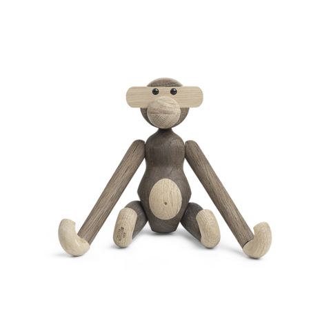 KAY BOJESEN Abe, Lille - 20 cm - Certificeret træ-Røget Eg