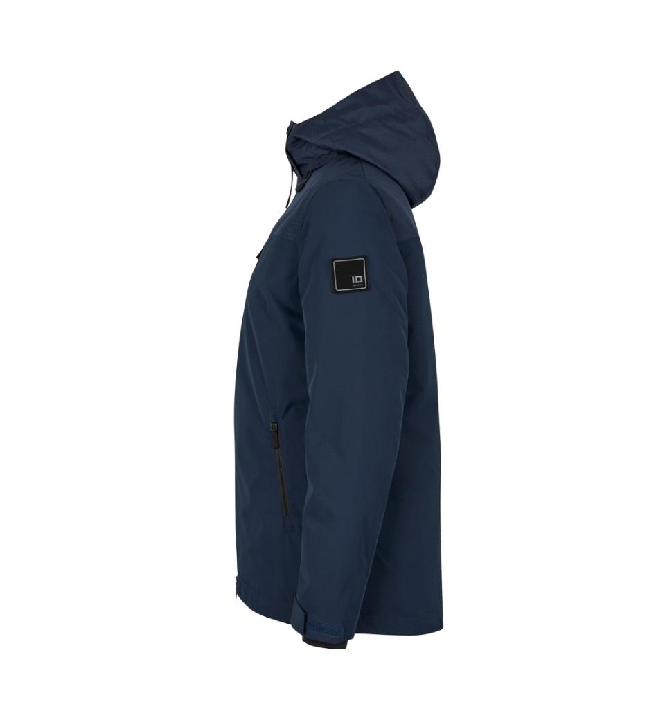 ID Hooded vinterjakke, dame - 100% rPet-Navy