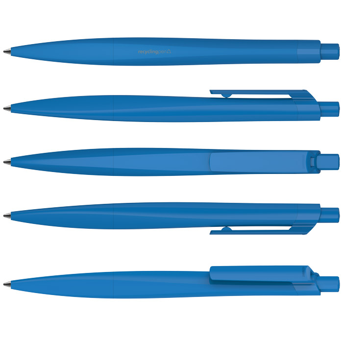 KLIO Shape Kuglepen, rPet-Blå