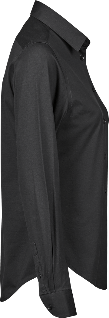 TEE JAYS Active Stretch Skjorte, Dame-Sort