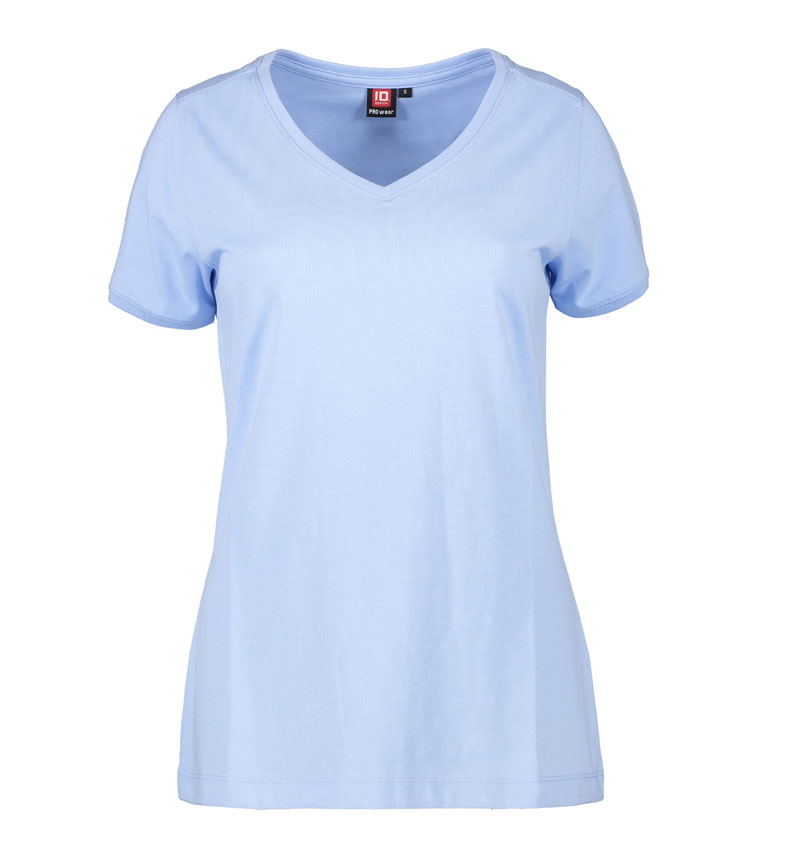 ID PRO wear CARE V-hals T-shirt, dame