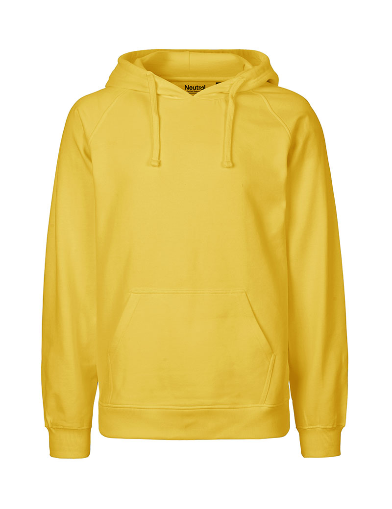 NEUTRAL Hoodie, 100% Økologisk Fairtrade Bomuld-Gul