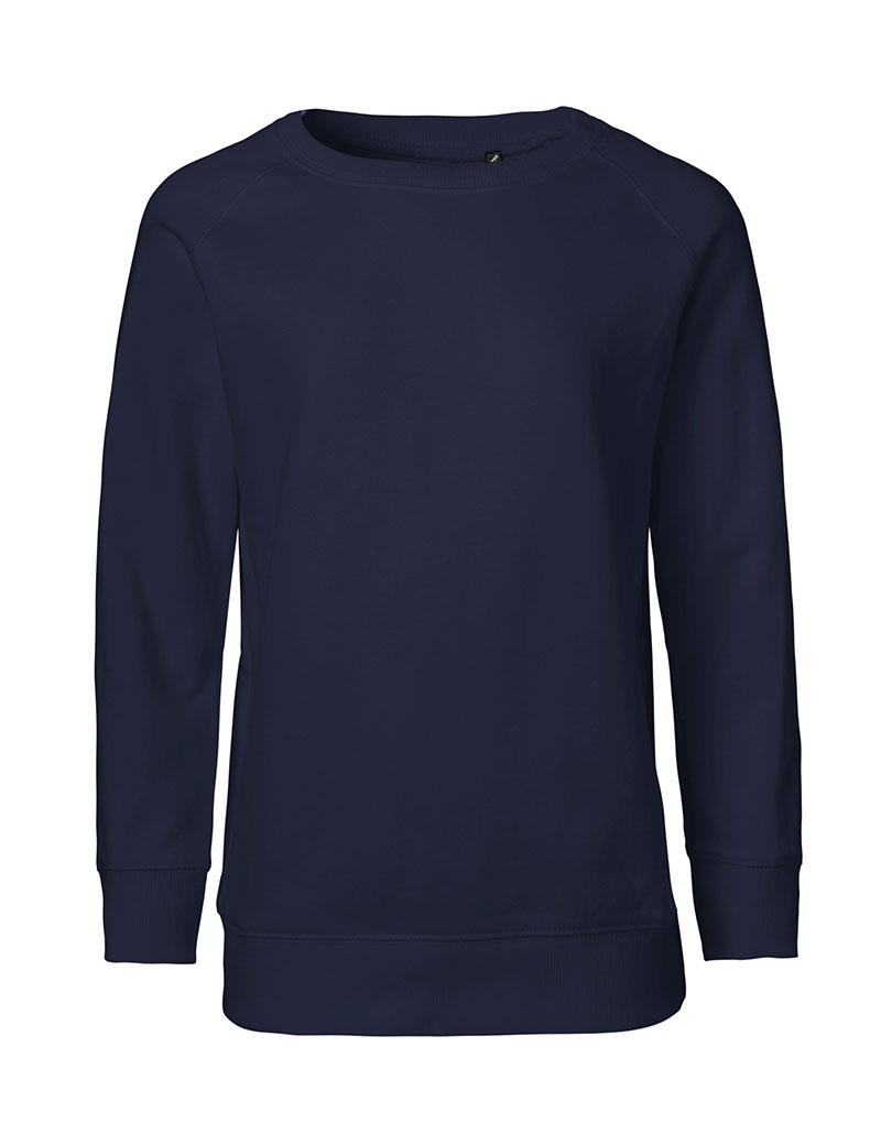 NEUTRAL Sweatshirt Børn, 100% Økologisk Fairtrade Bomuld-Mørke blå