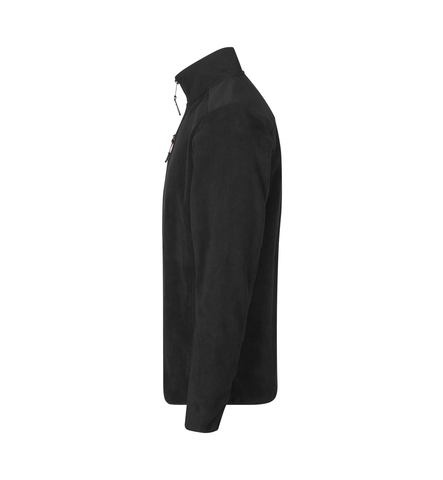 ID Bonded fleecejakke, Herre-Sort