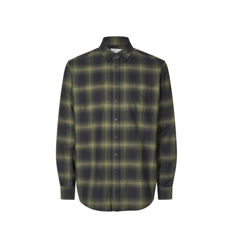 SEVEN SEAS Flannel | unisex-Oliven
