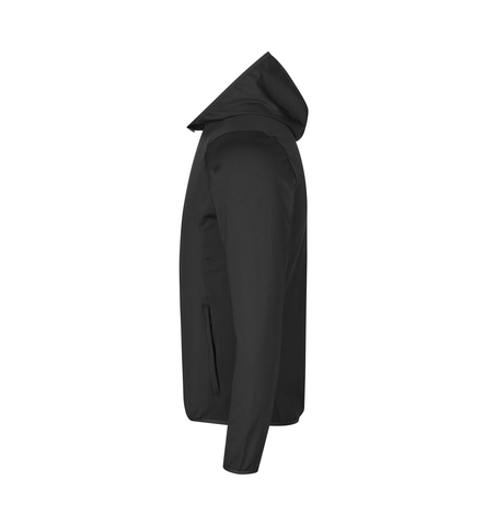 GEYSER stretch Hoodie, Herre-Sort