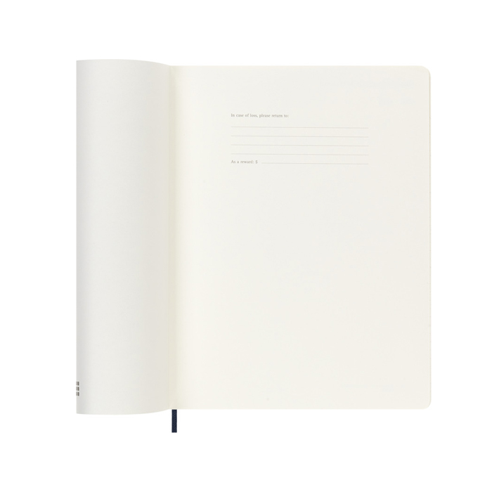 Moleskine XL soft cover 12 måneders notesbog-Sort