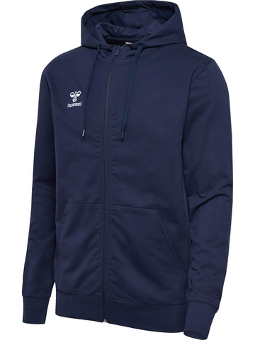 HUMMEL 2.0 Zip Hoodie, Herre - Økologisk Bomuld-Navy