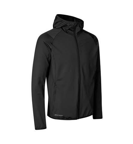 GEYSER stretch Hoodie, Herre-Sort