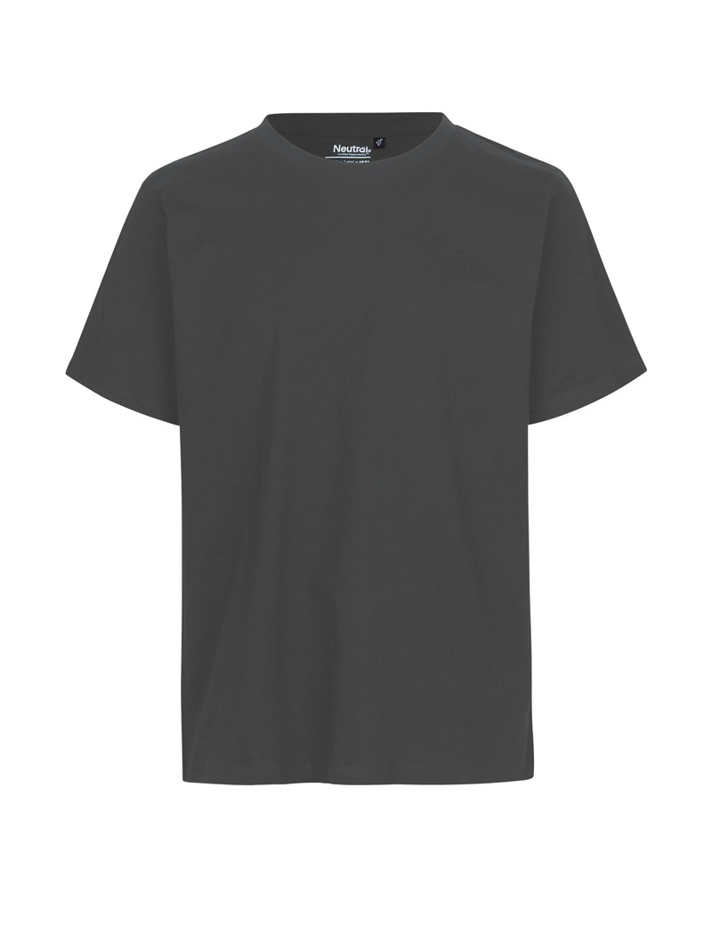NEUTRAL Regular Unisex T-shirt, 100% Økologisk Fairtrade Bomuld-Mørkegrå
