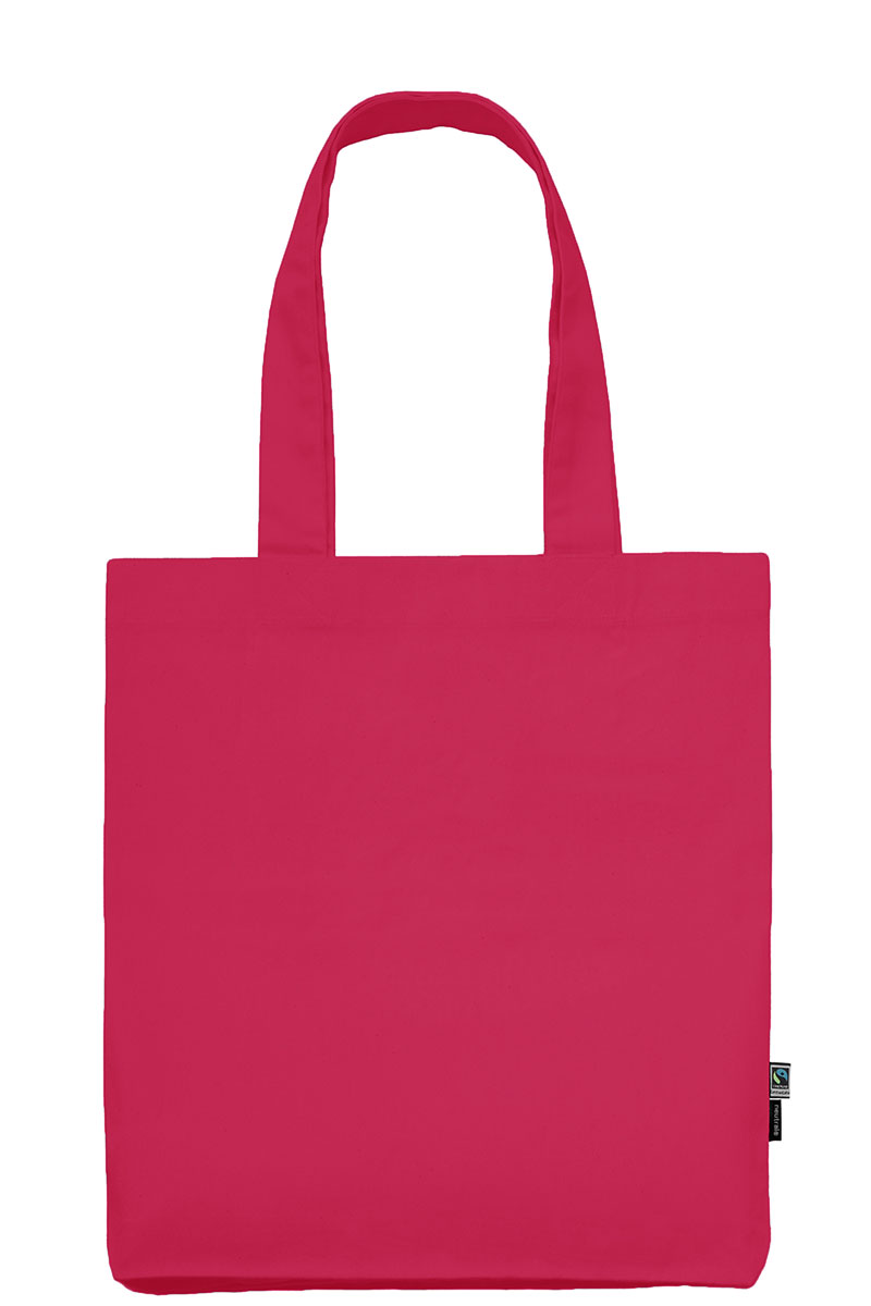 NEUTRAL Kraftig Mulepose, 100% Økologisk Fairtrade Bomuld-Pink