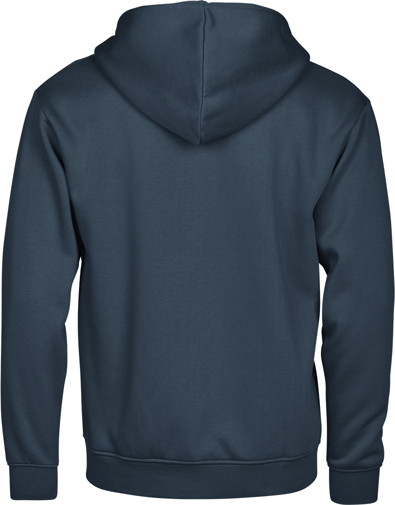TEE JAYS Urban Hooded Full Zip Sweatshirt - Økologisk Bomuld-Navy