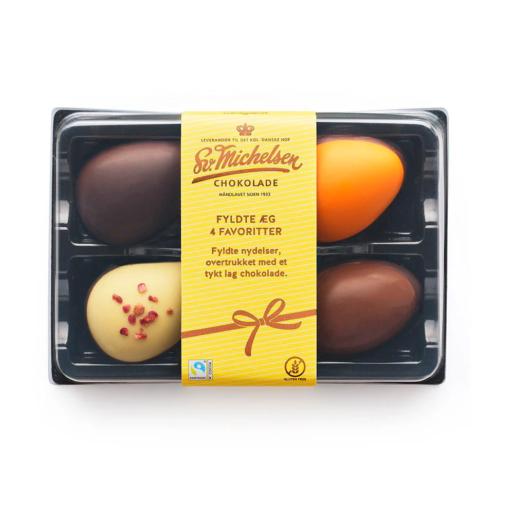 SV. MICHELSEN 4 store fyldte æg - Mix - Fairtrade