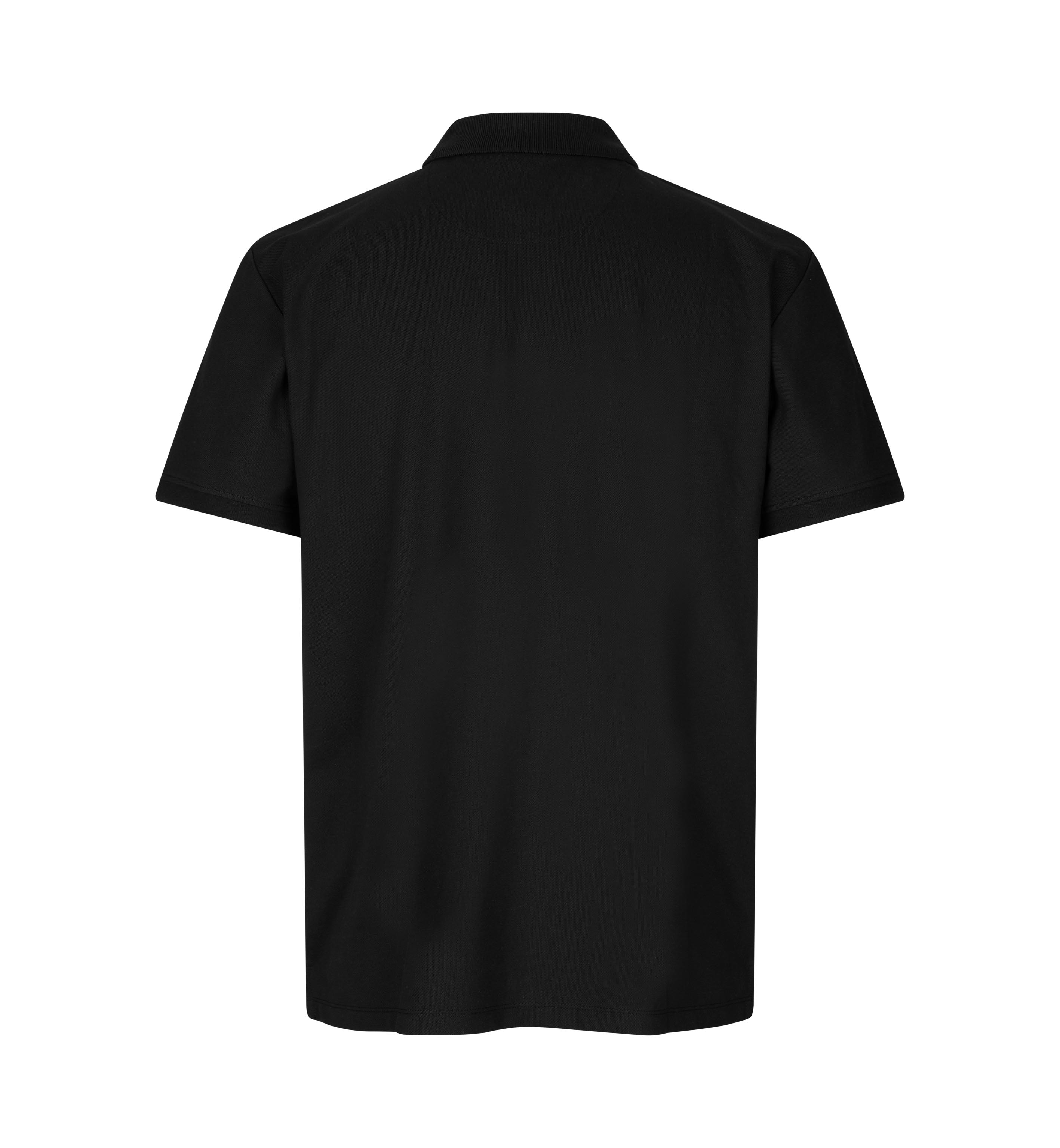 ID PRO Wear CARE poloshirt I klassisk, herre - Genbrugs bomuld-Sort