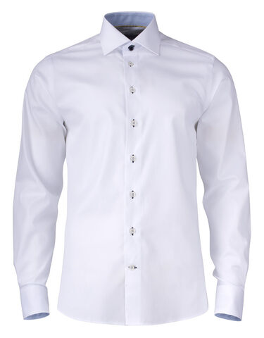 J. HARVEST & FROST YB51 Twill Slim Skjorte - Herre