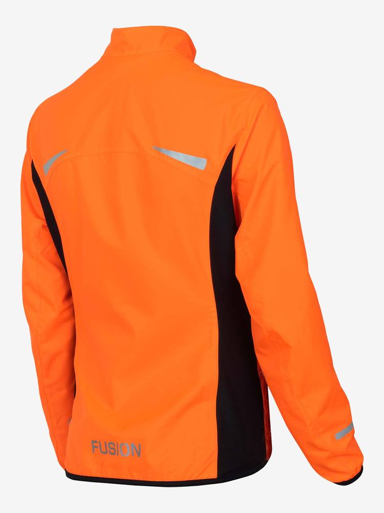 FUSION Løbejakke, dame-Orange