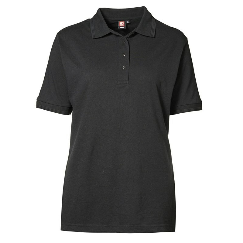 ID Klassisk Poloshirt Dame-Sort
