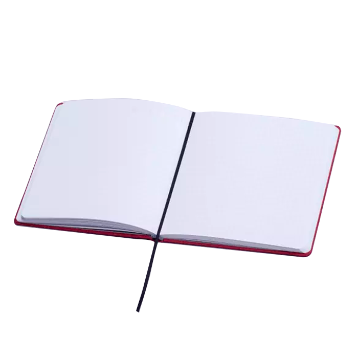 Art Paper Notesbog A5 - eget design-Rød