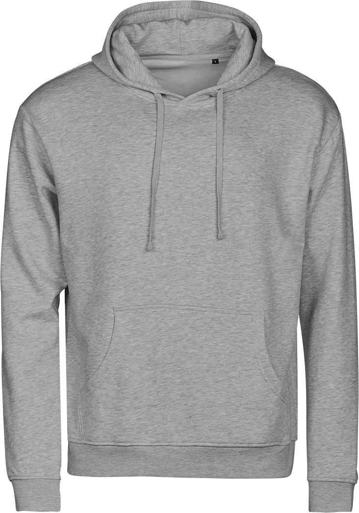 LABELFREE Power Hoodie , Tee Jays - 70% Økologisk Bomuld-Grå melange