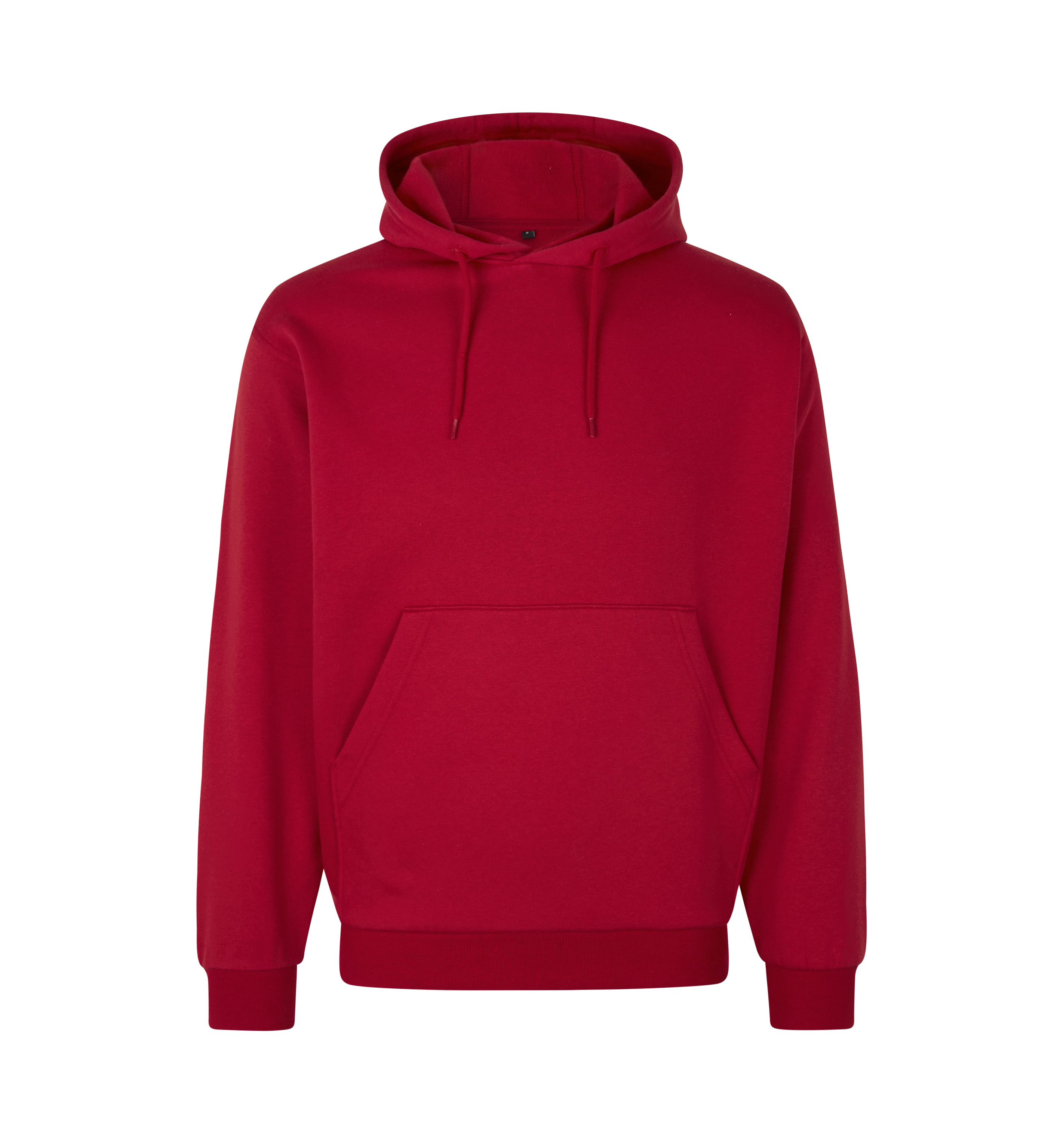 ID Soft Hoodie med kængurulomme, unisex-Rød