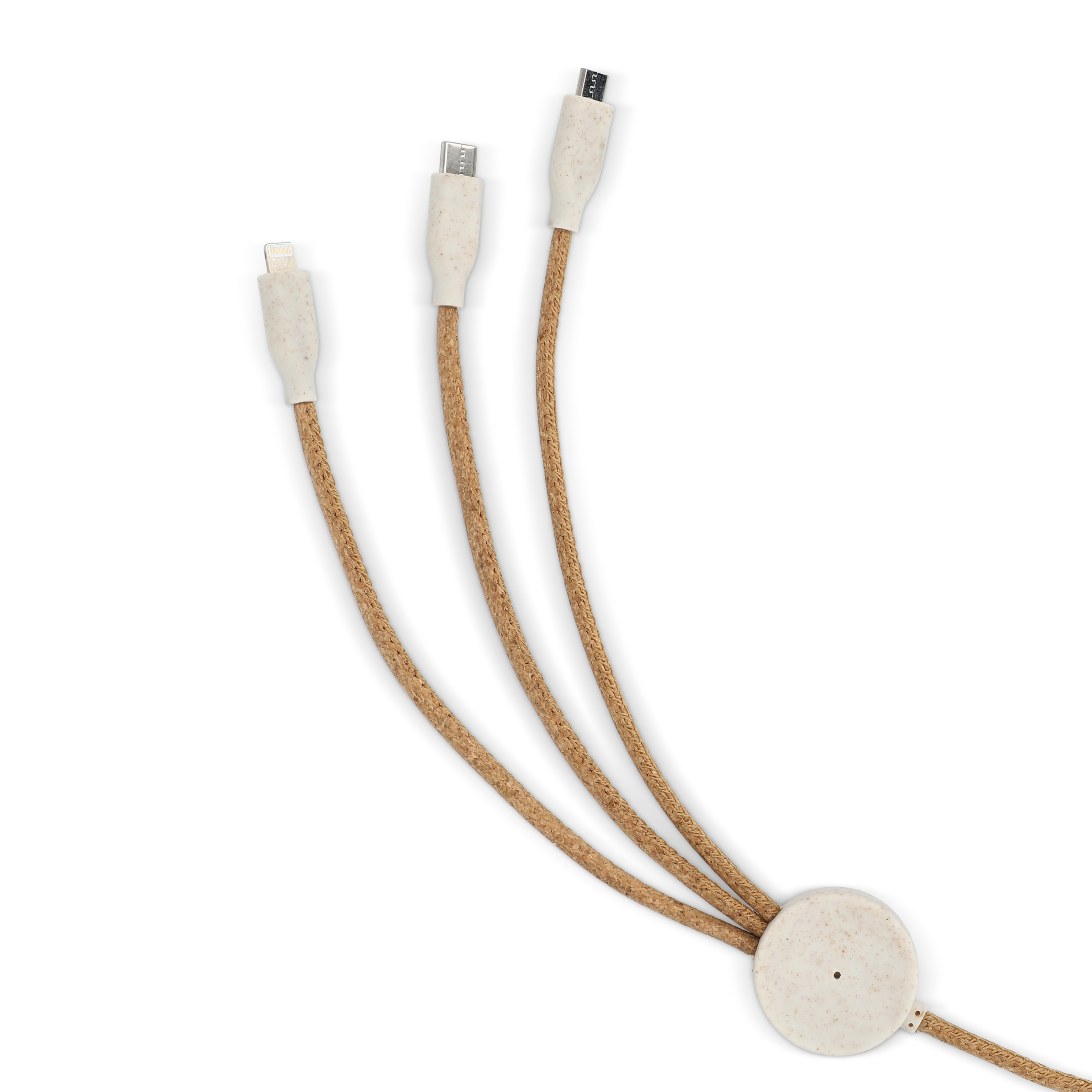 Cork 3 in 1 PD charging & data cable - Certificeret Cork-