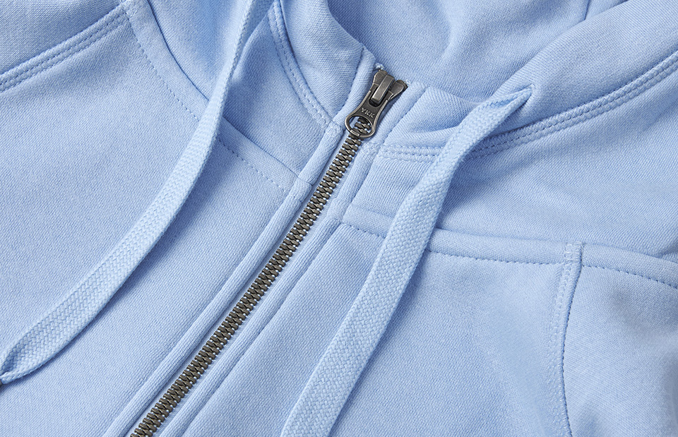 ID Core Full Zip  Hoodie, dame-Lyseblå