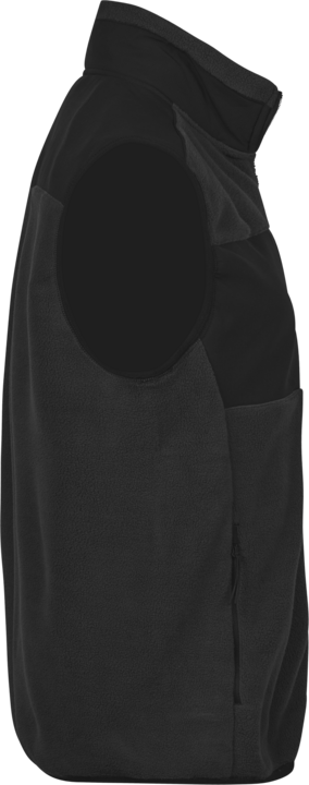 TEE JAYS Fleece vest-Sort