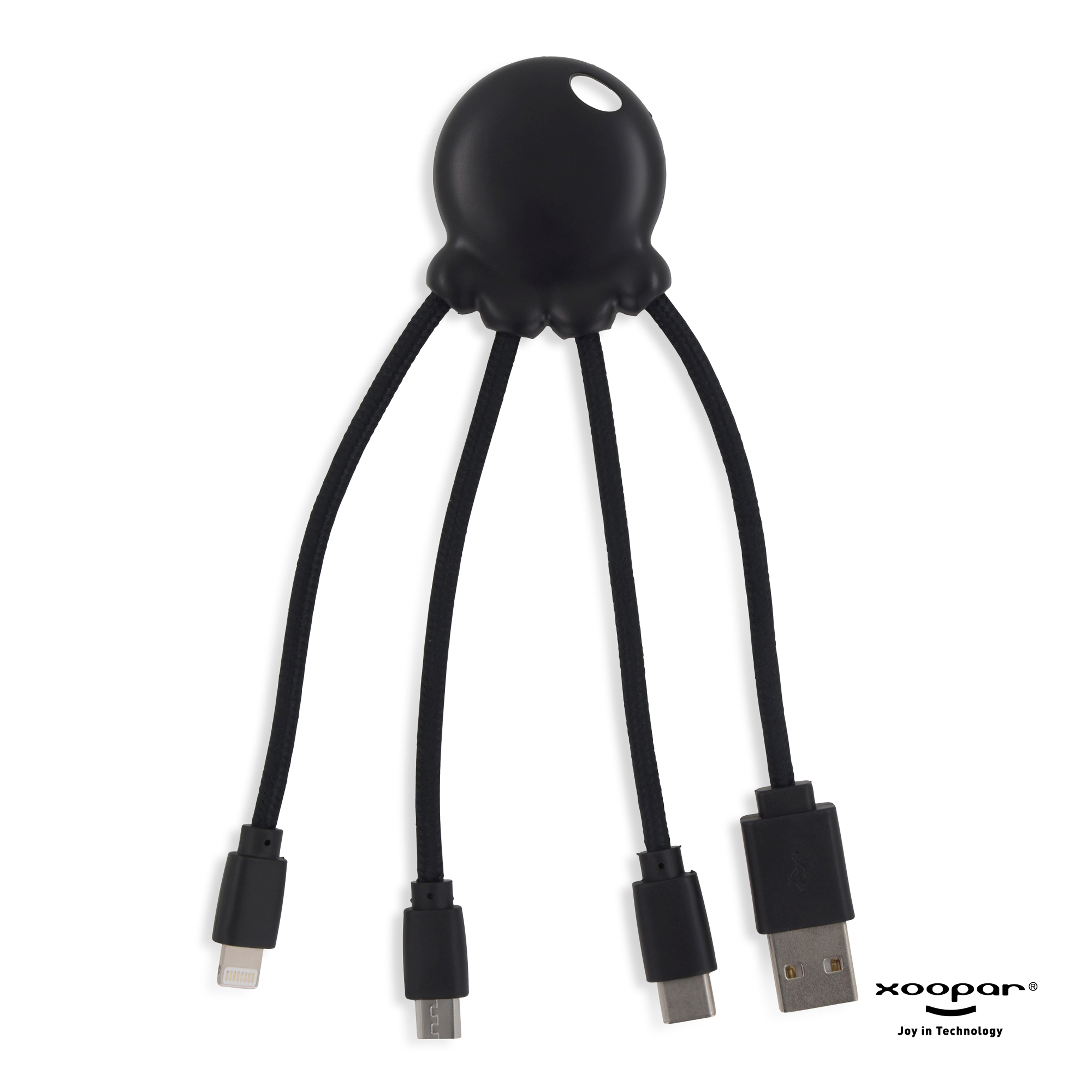 Xoopar Octopus Charging cable - rPet-Sort